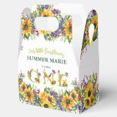 ひまわり水彩誕生日お願い箱 フェイバーボックス (オープン)