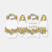 ひまわり水彩誕生日お願い箱 フェイバーボックス (折り畳みなし)