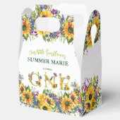 ひまわり水彩誕生日お願い箱 フェイバーボックス (オープン)