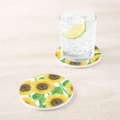 ひまわり水彩 コースター (側面)