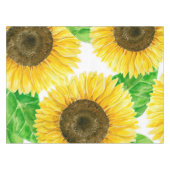 ひまわり水彩 テーブルクロス (正面(横))