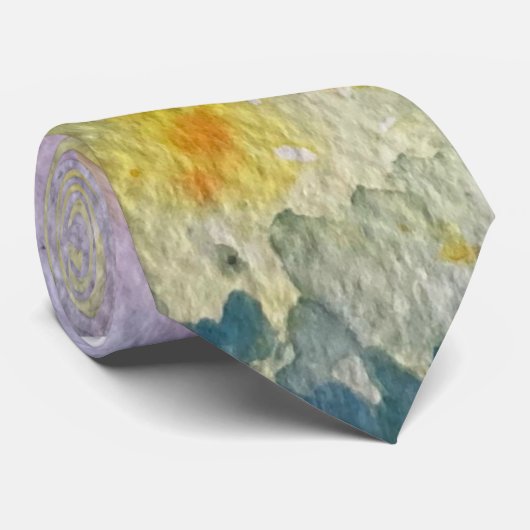 ひまわり水彩 ネクタイ (ロール)