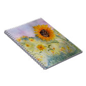 ひまわり水彩 ノートブック (右側)