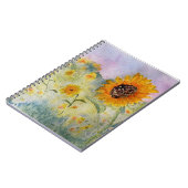 ひまわり水彩 ノートブック (左側)