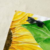 ひまわり水彩 ビーチタオル (インサイチュ)