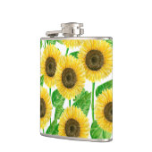 ひまわり水彩 フラスク (左)