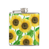 ひまわり水彩 フラスク (正面)