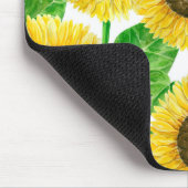 ひまわり水彩 マウスパッド (コーナー)