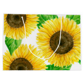 ひまわり水彩 ラージペーパーバッグ (裏面)