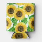 ひまわり水彩 缶クーラー (正面)