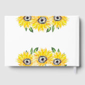 ひまわり永遠に私たちのハート葬儀で ゲストブック (裏面)