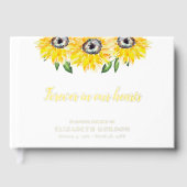 ひまわり永遠に私たちのハート葬儀で ゲストブック (正面)