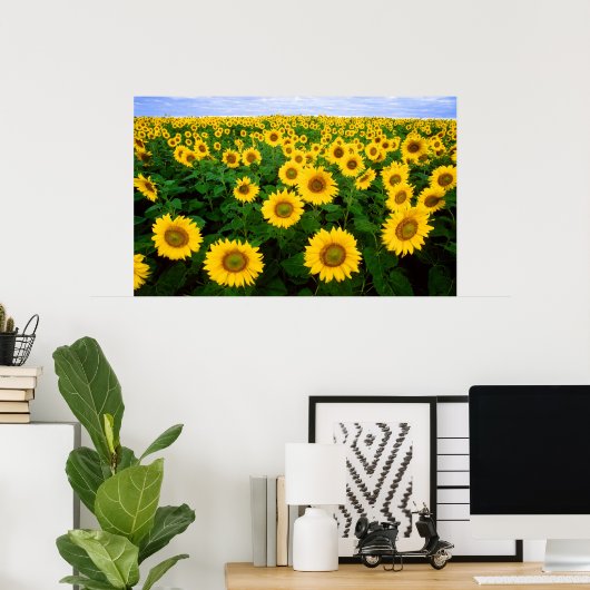 ひまわり永遠 ポスター (ホームオフィス)