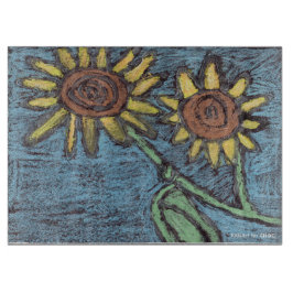 ひまわり永遠 – Kids Art for CHOC カッティングボード