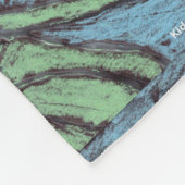 ひまわり永遠 – Kids Art for CHOC フリースブランケット (角)