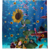 ひまわり海魚シャワーカーテン シャワーカーテン (正面)