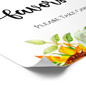 ひまわり特集ポスターを1枚お願い ポスター (角)