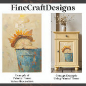 ひまわり猫お洒落昼寝絵を描油スタイルC3R 薄葉紙