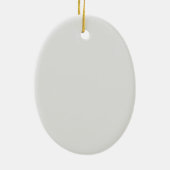 ひまわり猫の水彩画ぶら下がったのオーナメント セラミックオーナメント (裏面)