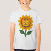 ひまわり猫 トライブレンドＴシャツ (正面)