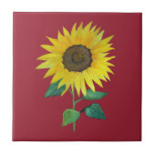 ひまわり瓦 タイル (正面)