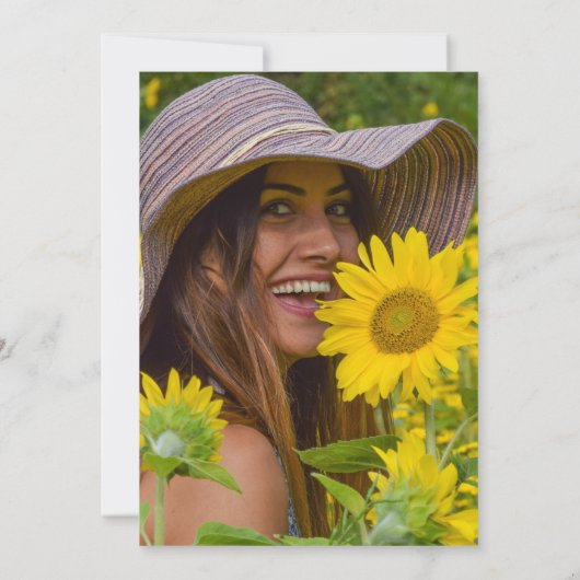 ひまわり甘い16 招待状 (裏面)