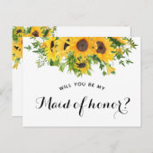 ひまわり申し込み 案内ポストカード (正面/裏面)