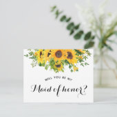 ひまわり申し込み 案内ポストカード (スタンド正面)