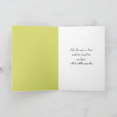 ひまわり畑お見舞いカード カード (内部)