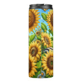 ひまわり畑にシマウマ2頭 タンブラー (裏面)