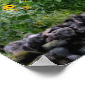 ひまわり畑のオートン効果 ポスター (角)