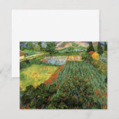 ひまわり畑のポピー ヴィンセント・ヴァン・ゴッホ (正面/裏面)