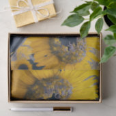 ひまわり畑の切り離し中のレイブン 薄葉紙 (ギフト)