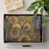 ひまわり畑の切り離し 薄葉紙 (ギフト)