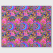 ひまわり畑は永遠にピンク ラッピングペーパー (フラット)