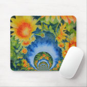 ひまわり畑を永遠に マウスパッド (マウス)