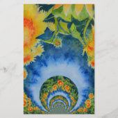 ひまわり畑を永遠に 便箋 (正面)