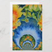 ひまわり畑を永遠に 便箋 (正面/裏面)