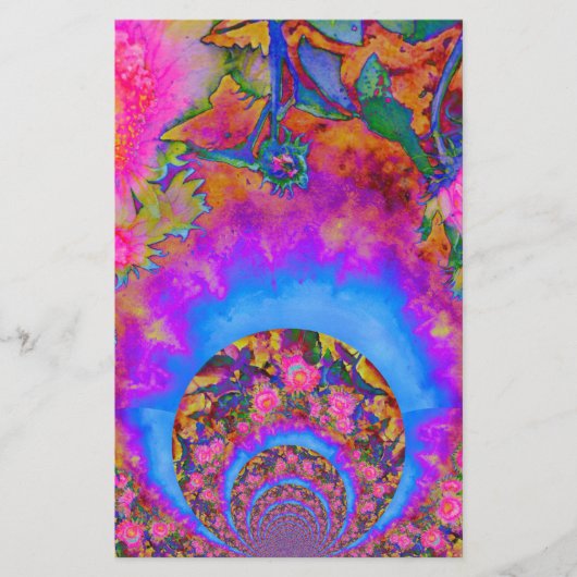 ひまわり畑を永遠に 便箋 (正面)