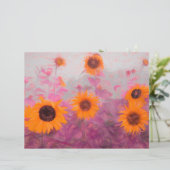 ひまわり畑イエローオレンジパープル秋 (スタンド正面)