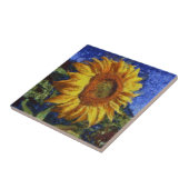 ひまわり畑カラフル芸術的スタイル タイル (側面)