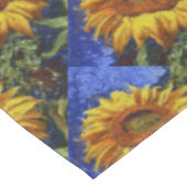 ひまわり畑カラフル芸術的スタイル テーブルクロス (アングル)