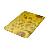 ひまわり畑デザインバスマット バスマット (アングル)