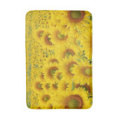 ひまわり畑デザインバスマット バスマット (正面縦)
