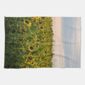 ひまわり畑夕べ灯 キッチンタオル (横)