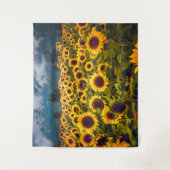 ひまわり畑横花黄 タペストリー (正面)
