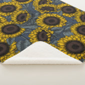 ひまわり畑2 シェルパブランケット (3/4)