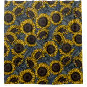 ひまわり畑2 シャワーカーテン (正面)