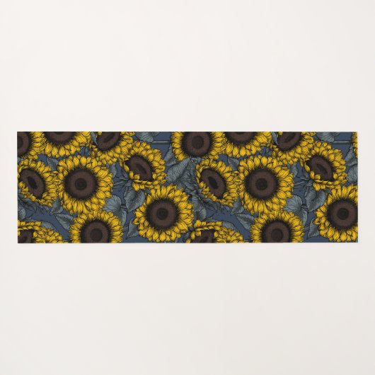 ひまわり畑2 ヨガマット (裏面(横))