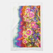 ひまわり畑 キッチンタオル (縦)